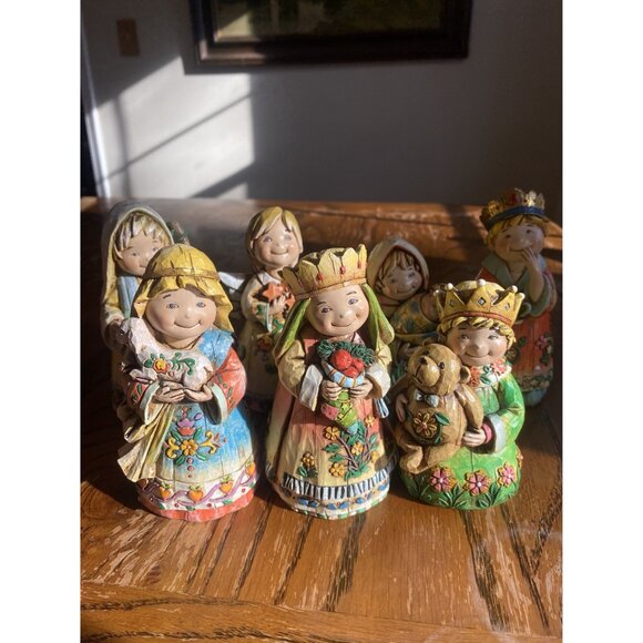 Whimsical Nativity Set Robert Stanley "The Promise Of Christmas" Figurine Set - Picture 11 of 13